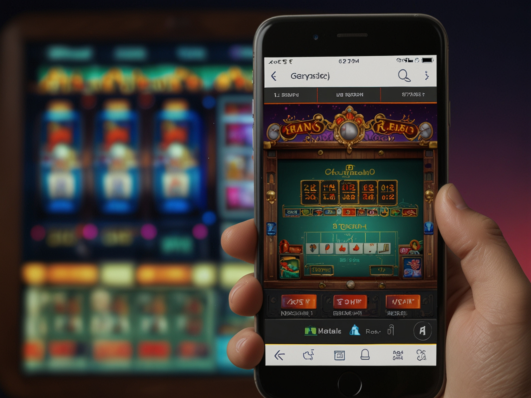 8Bit Casino mobile app on smartphone home screen
