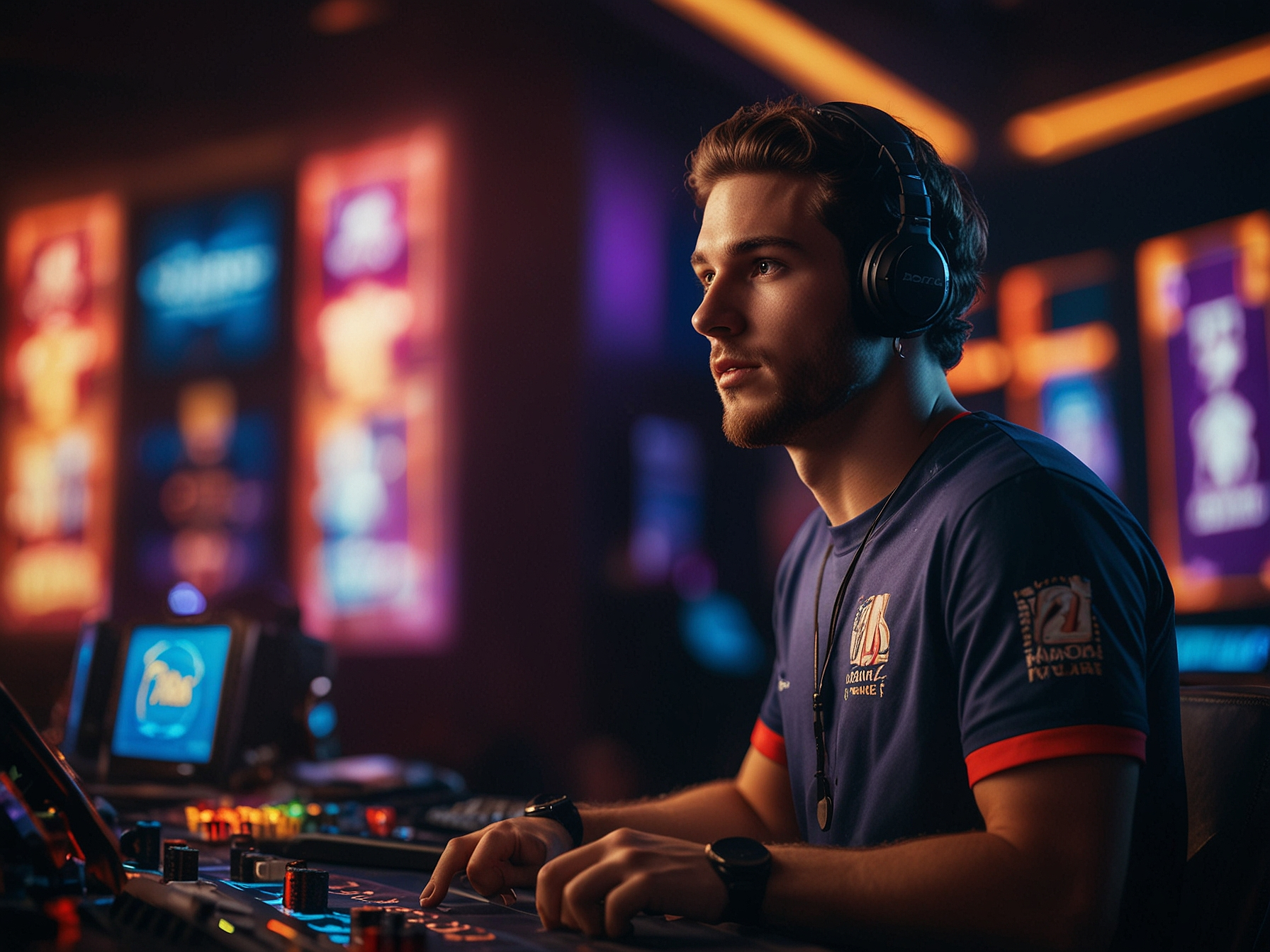 8Bit Casino main hero with retro neon aesthetic